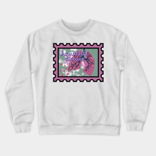 Hanahaki Disease Postage Stamp Crewneck Sweatshirt